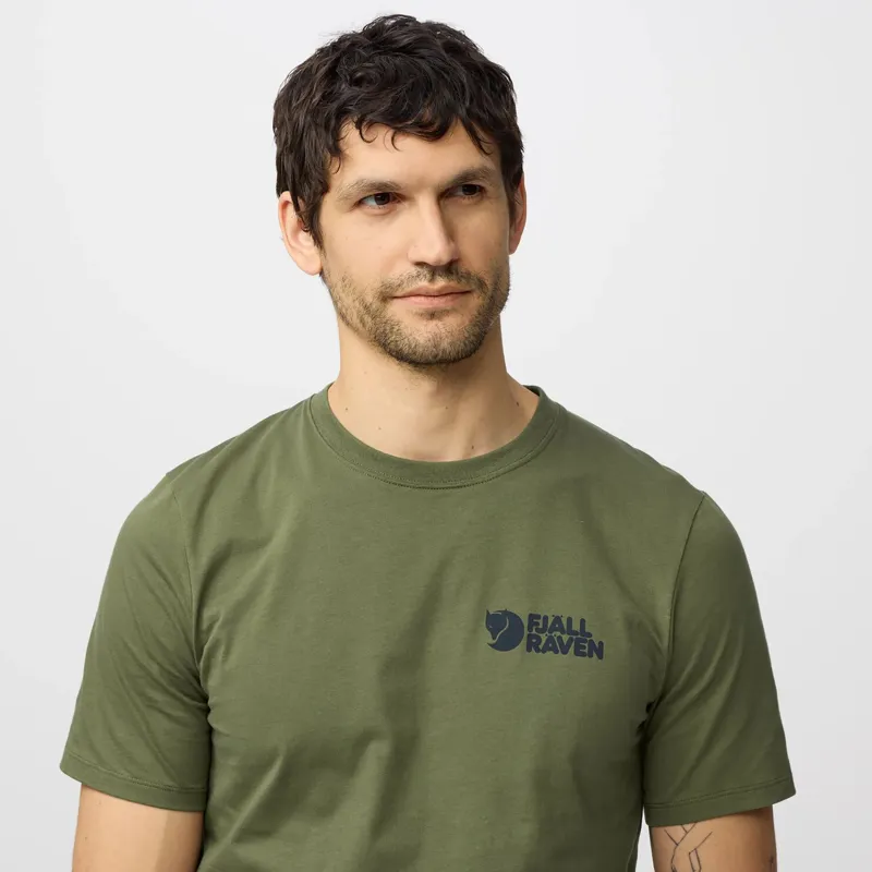 Fjallraven Men's Swedish Forest T-Shirt Suede Brown-5