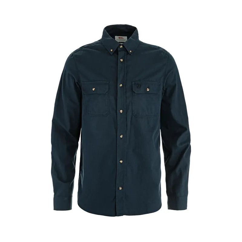 Fjallraven Men's Ovik Lite Flannel Shirt Navy