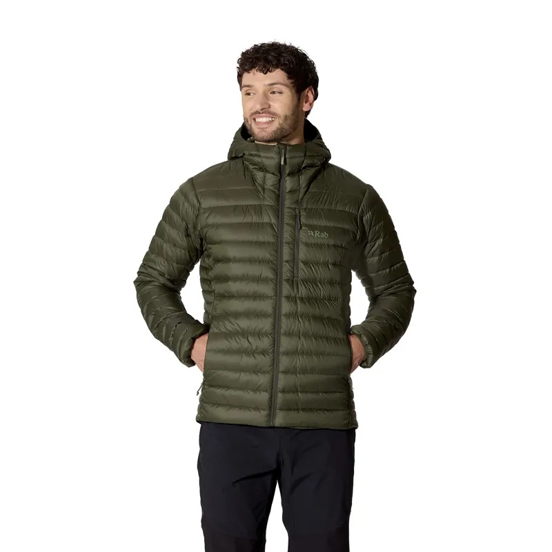 Rab Men's Microlight Alpine Hoody Army-2