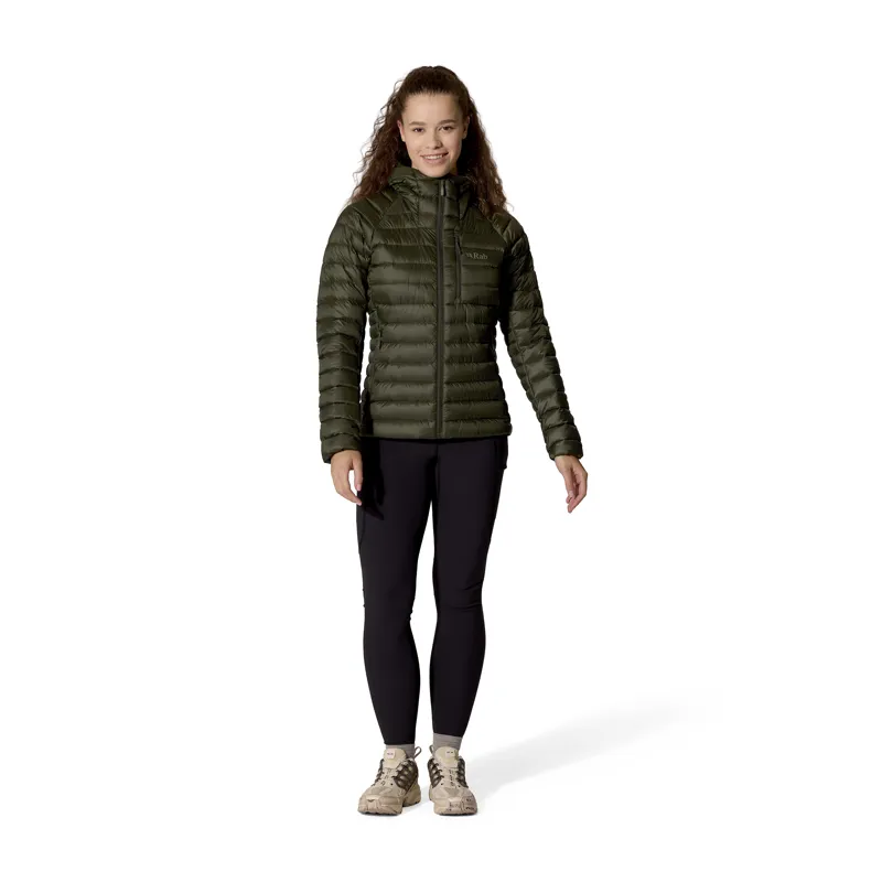 Rab Women's Microlight Alpine Hoody Army-3