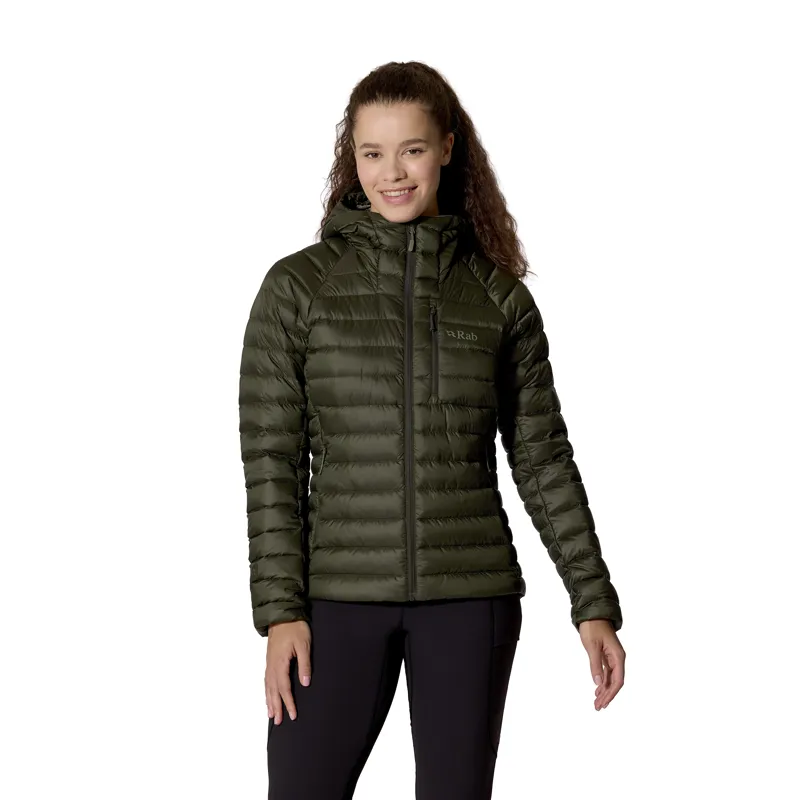 Rab Women's Microlight Alpine Hoody Army-2