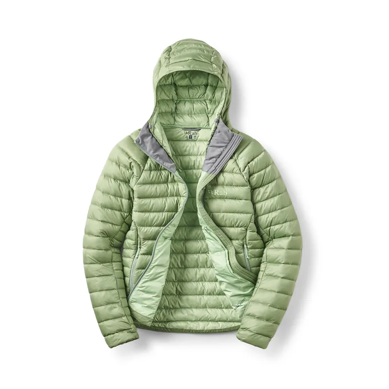 Rab Women's Microlight Alpine Hoody Dark Fig Green-2
