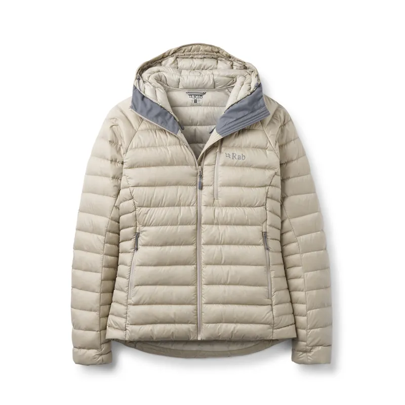 Rab Women's Microlight Alpine Hoody Dark Pebble