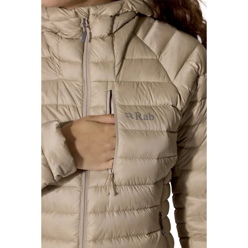 Rab Women's Microlight Alpine Hoody Dark Pebble-8