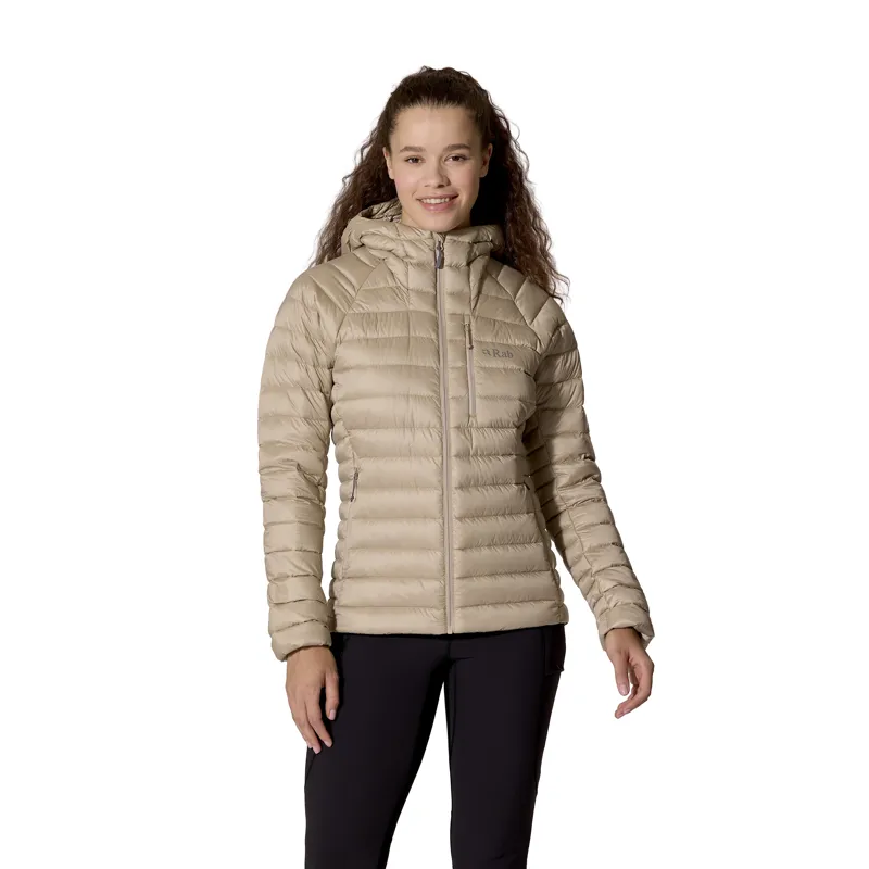 Rab Women's Microlight Alpine Hoody Dark Pebble-2
