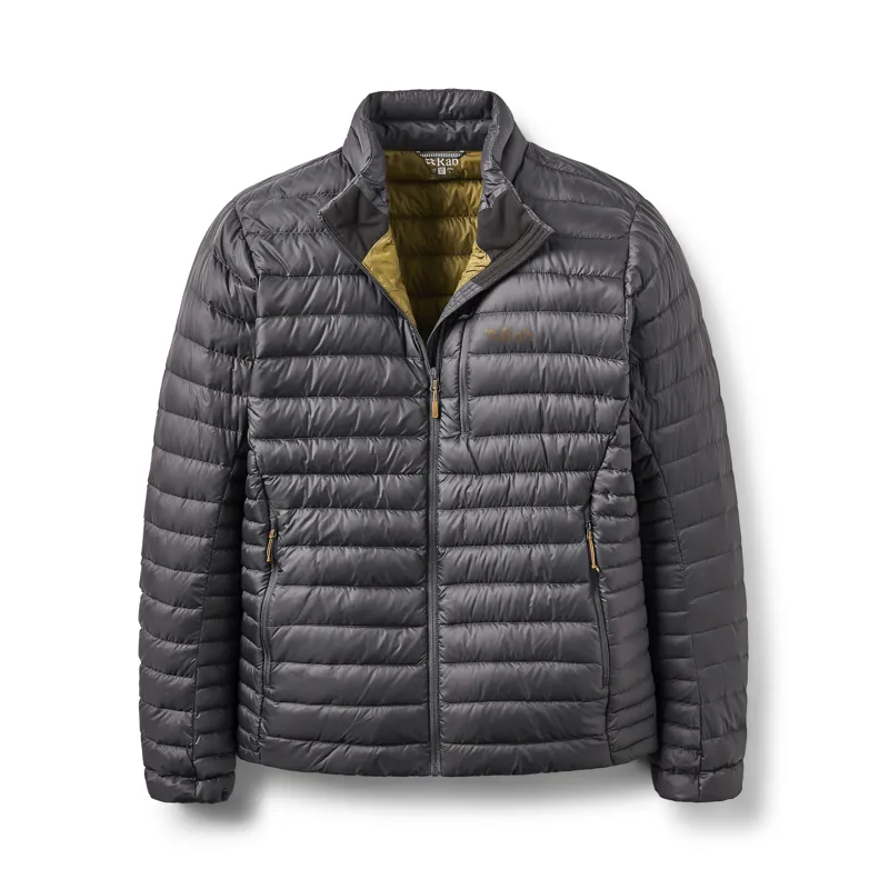 Rab Men's Microlight Jacket Insulated Down Jacket Anthracite