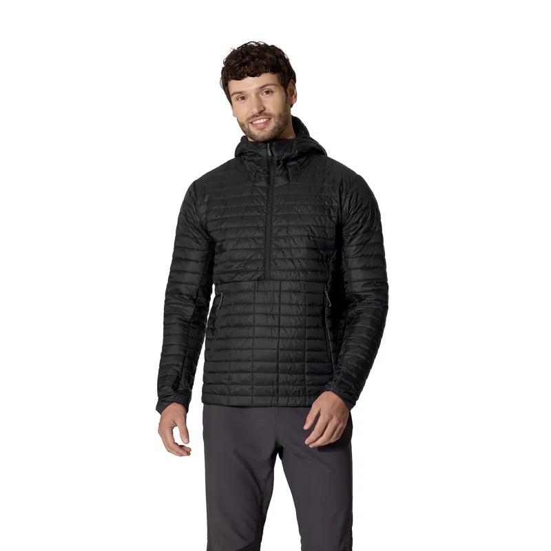 Rab Men's Microlighter Pullover Hoody Black-2