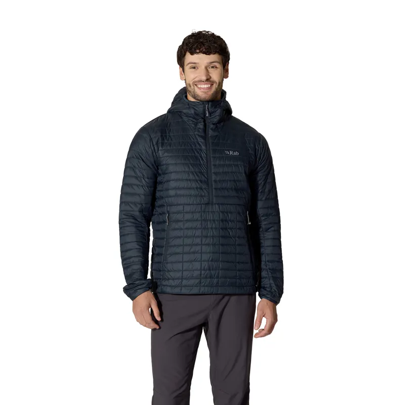 Rab Men's Microlighter Pullover Hoody Galaxy Blue-1