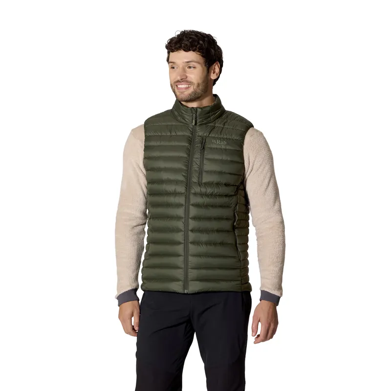 Rab Men's Microlight Vest Insulated Down Gilet Army-2