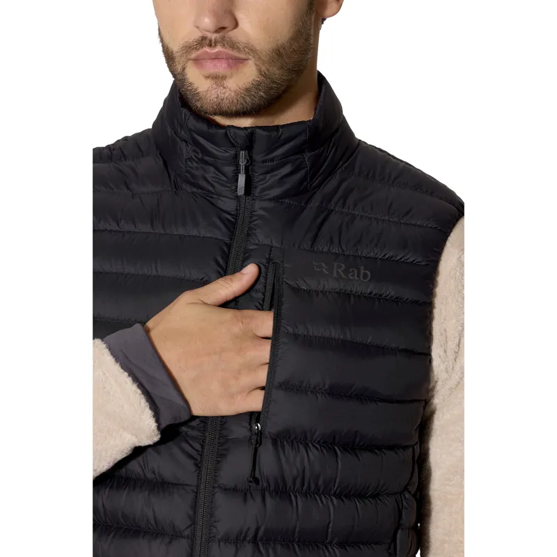 Rab Men's Microlight Vest Insulated Down Gilet Black-7