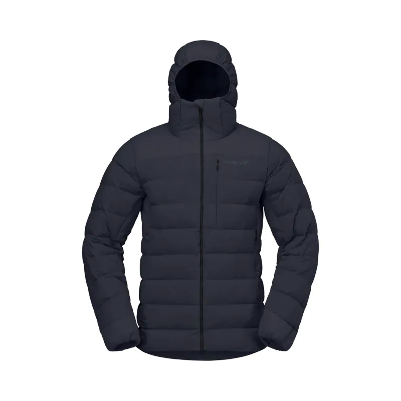 Norrona Men's Femund Down700 Zip Hooded Insulated Jacket Caviar Black