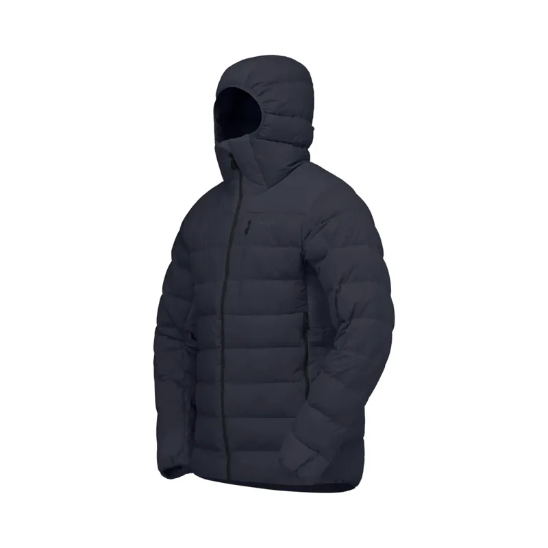 Norrona Men's Femund Down700 Zip Hooded Insulated Jacket Caviar Black-2