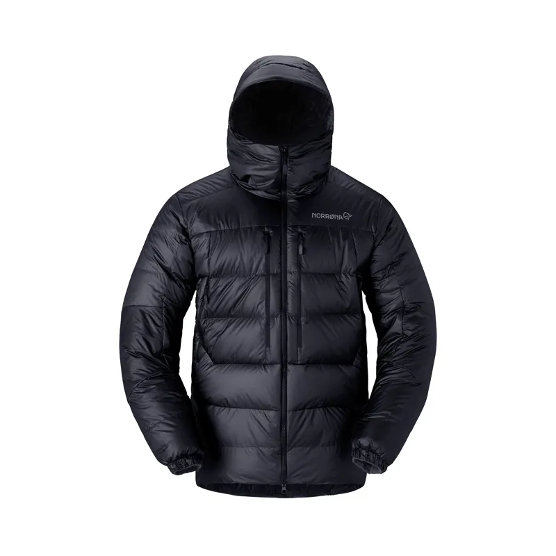 Norrona Men's Trollveggen Down800 Hood Jacket Caviar