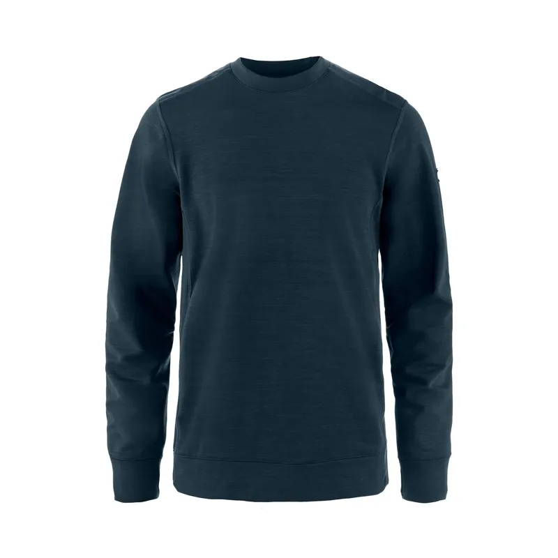 Fjallraven Men's Keb Fleece Crew Neck Dark Navy
