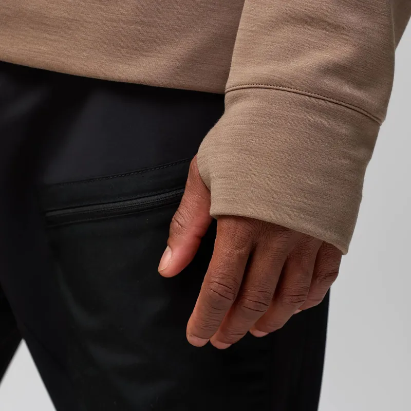 Fjallraven Men's Keb Fleece Crew Neck Suede Brown-5