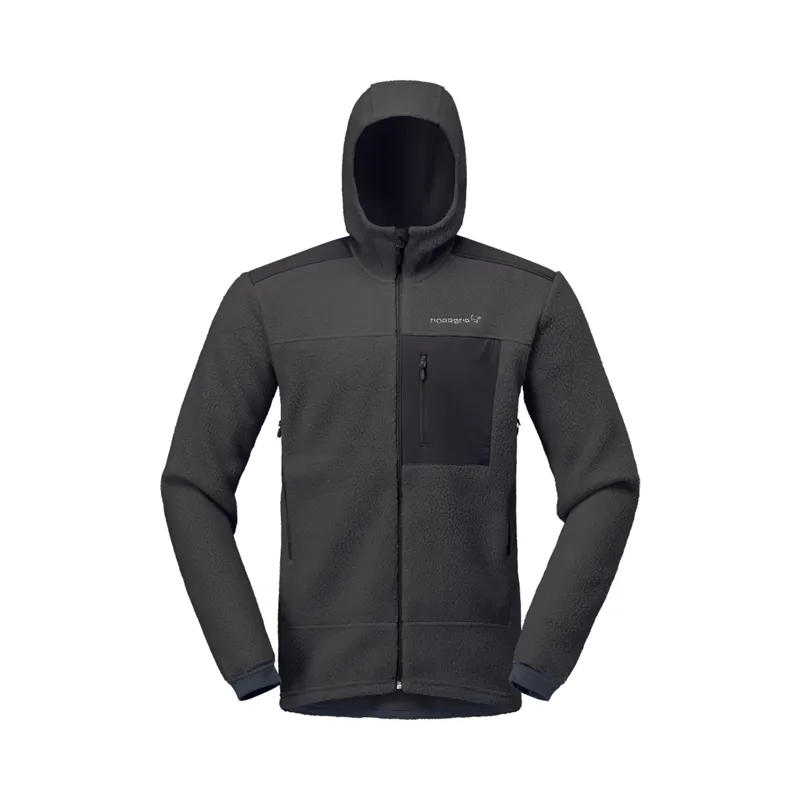 Norrona Men's Trollveggen Warm3 Zip Hooded Fleece Phantom