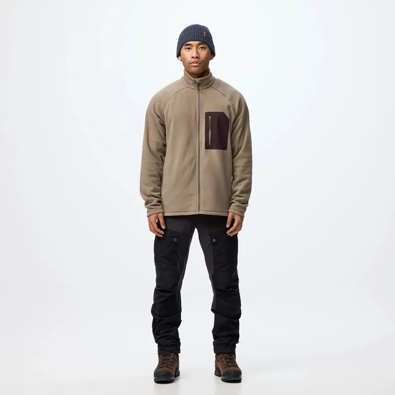 Fjallraven Men's Kaipak Fleece Dark Navy/ Laurel Green-2