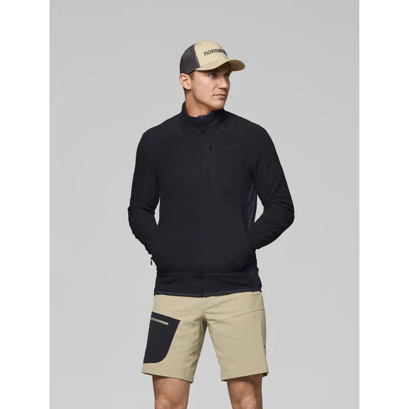 Norrona Men's Falketind Warm1 Active Fleece Jacket Caviar Black-3