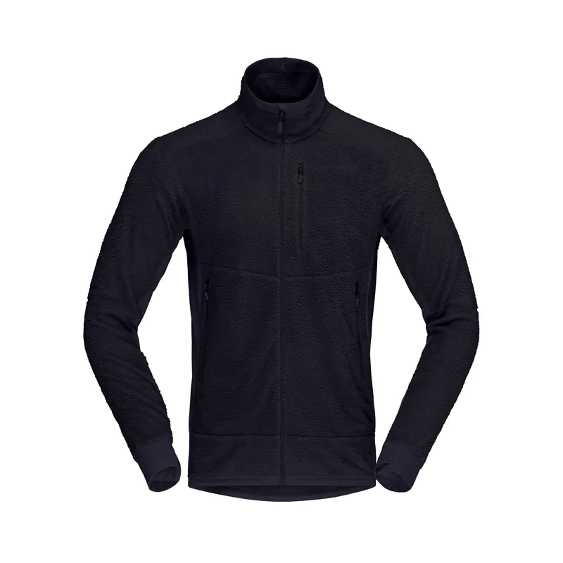 Norrona Men's Falketind Warm1 Active Fleece Jacket Caviar Black