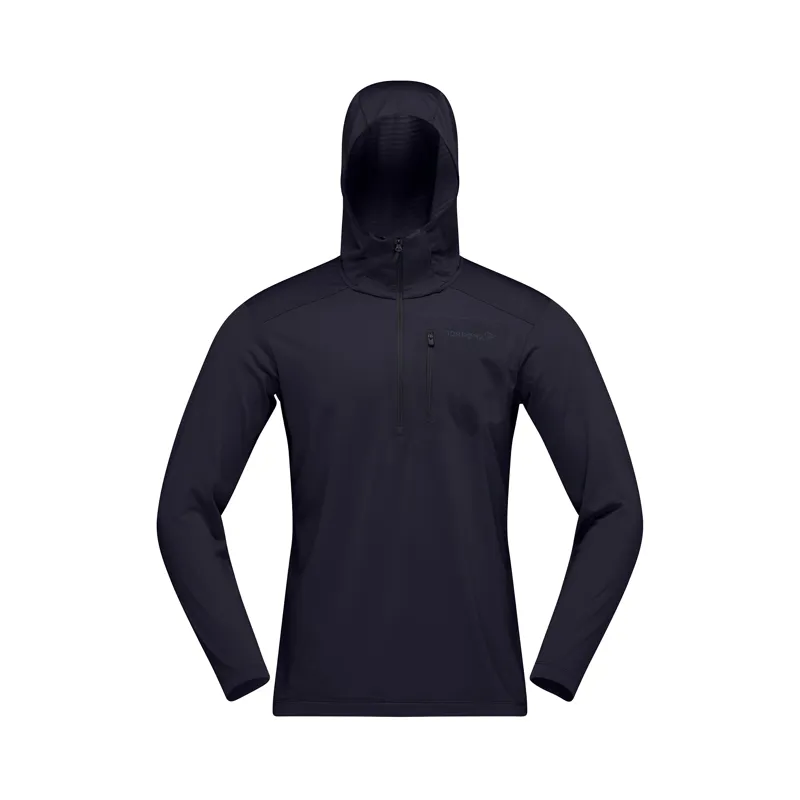 Norrona Men's Falketind Warm1 Hooded Fleece Caviar Black