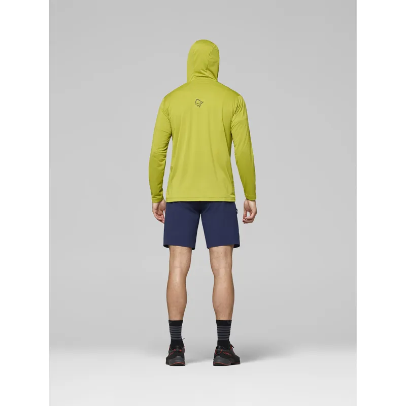 Norrona Men's Falketind Warm1 Hooded Fleece Golden Lime-3