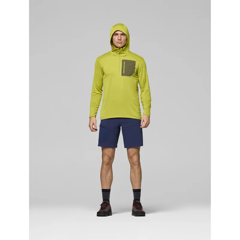 Norrona Men's Falketind Warm1 Hooded Fleece Golden Lime-4