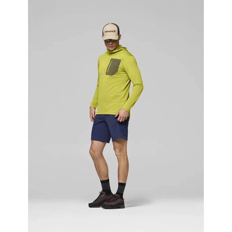 Norrona Men's Falketind Warm1 Hooded Fleece Golden Lime-5