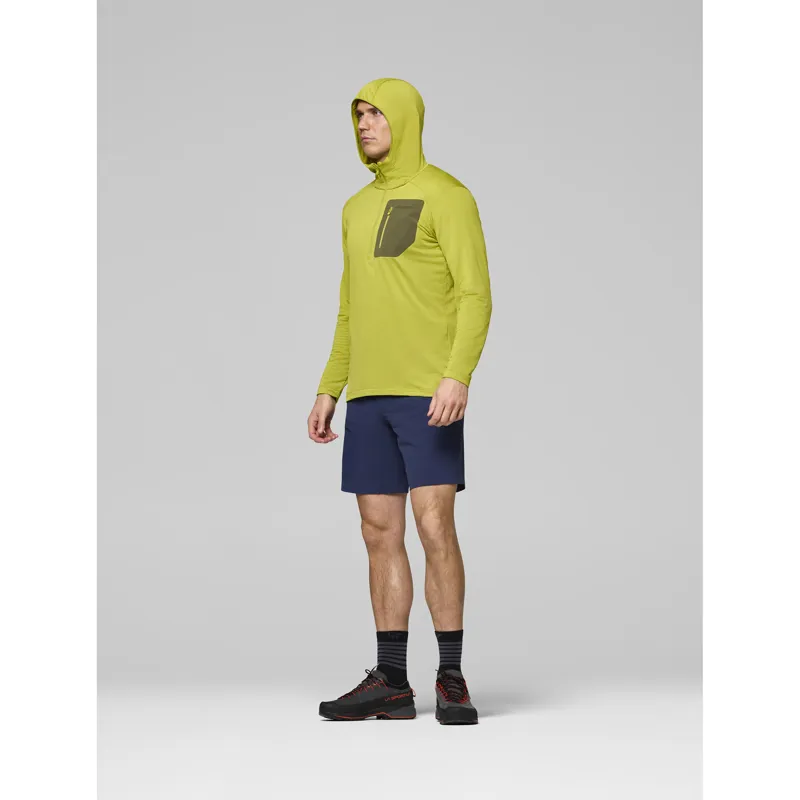 Norrona Men's Falketind Warm1 Hooded Fleece Golden Lime-6