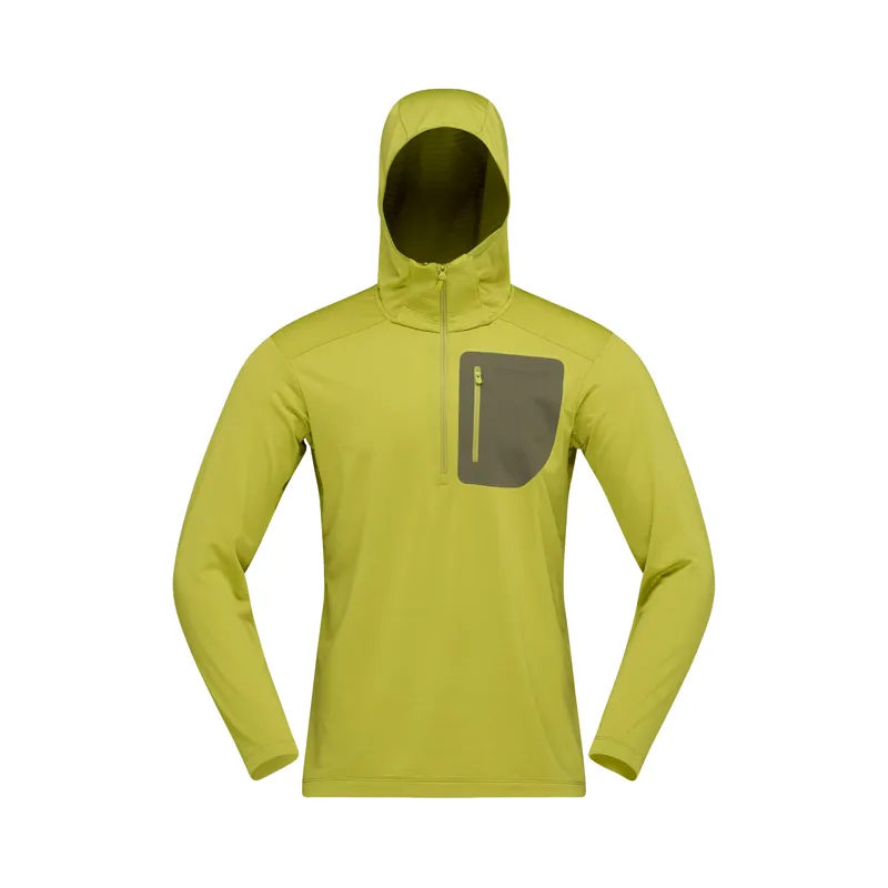 Norrona Men's Falketind Warm1 Hooded Fleece Golden Lime
