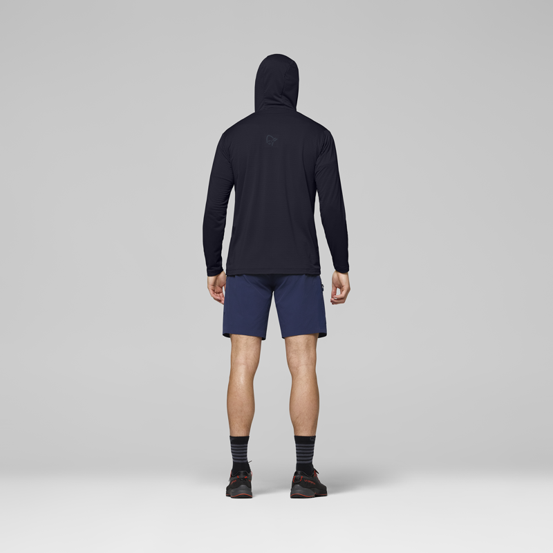 Norrona Men's Falketind Warm1 Hooded Fleece Caviar Black-6