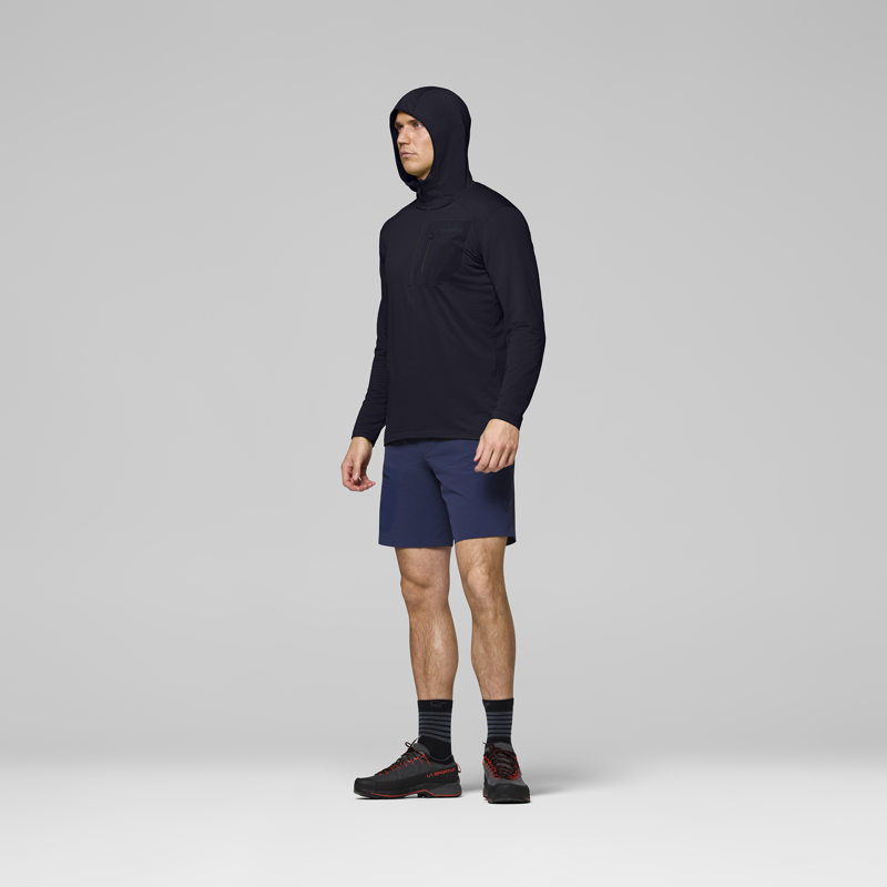 Norrona Men's Falketind Warm1 Hooded Fleece Caviar Black-3