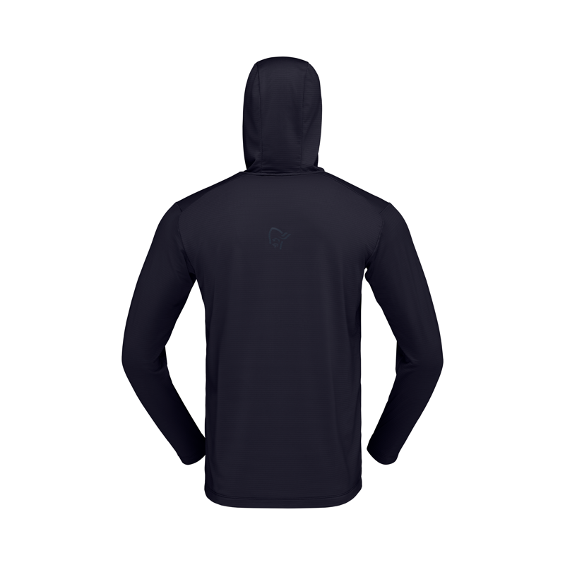 Norrona Men's Falketind Warm1 Hooded Fleece Caviar Black-1