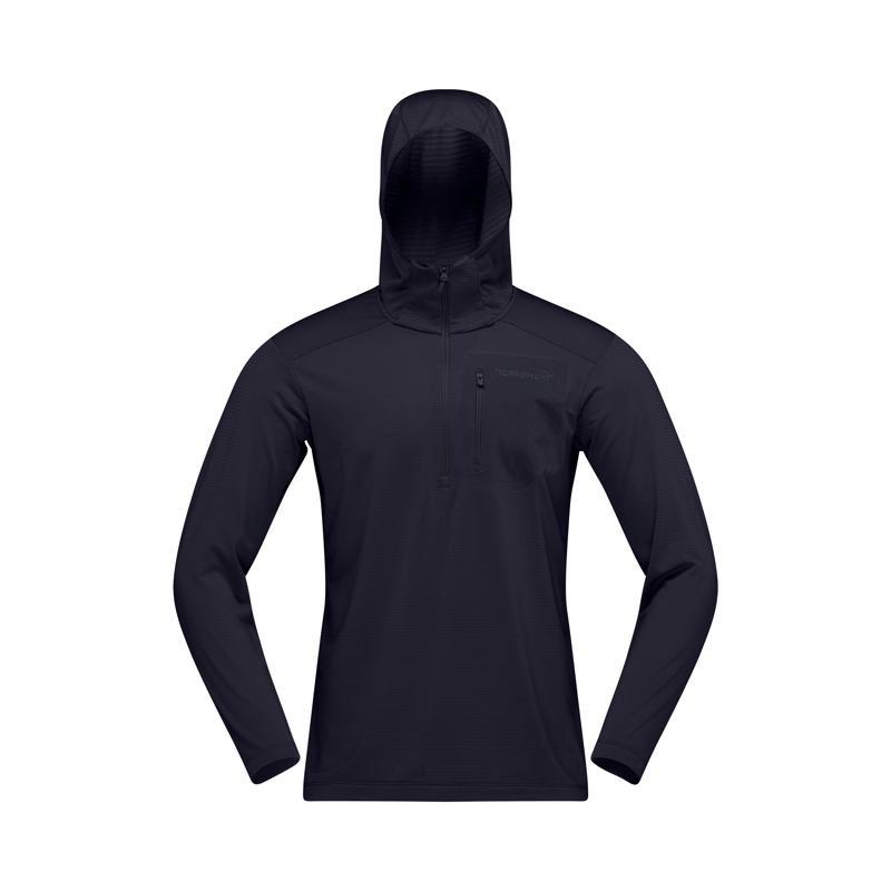 Norrona Men's Falketind Warm1 Hooded Fleece Caviar Black
