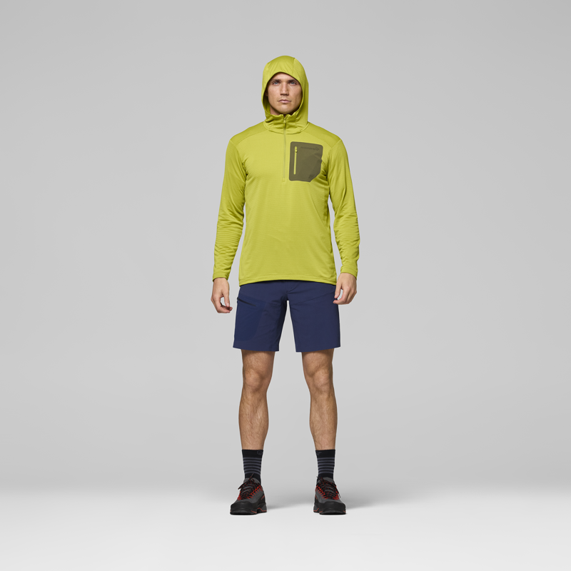 Norrona Men's Falketind Warm1 Hooded Fleece Golden Lime-5
