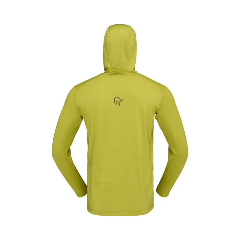 Norrona Men's Falketind Warm1 Hooded Fleece Golden Lime-2