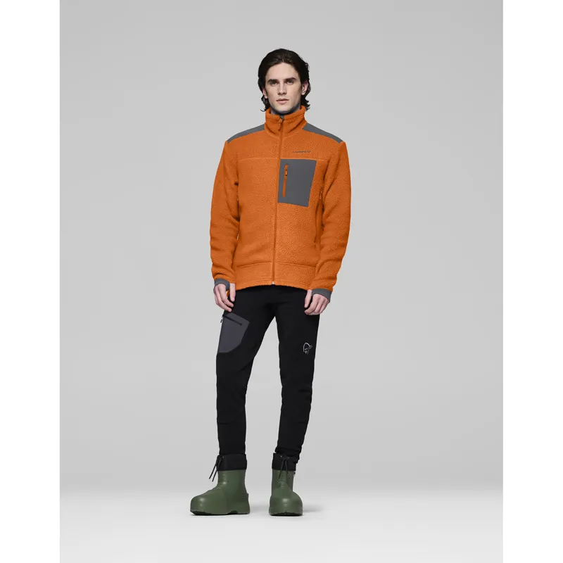 Norrona Men's Trollveggen Warm3 Jacket Gold Flame-5