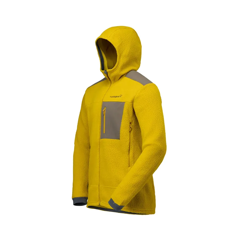 Norrona Men's Trollveggen Warm3 Zip Hooded Fleece Golden Palm-1