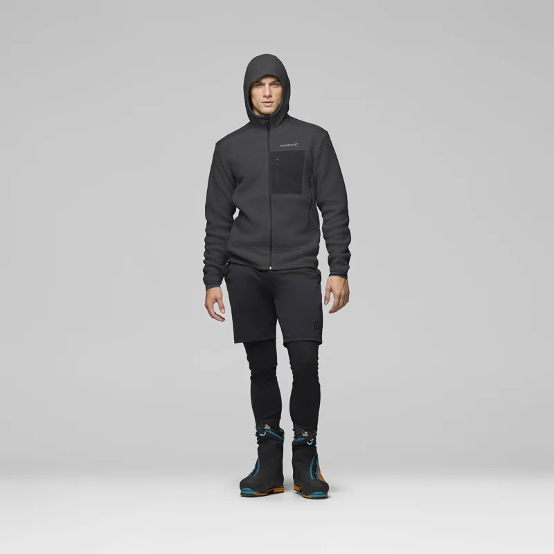 Norrona Men's Trollveggen Warm3 Zip Hooded Fleece Phantom-5