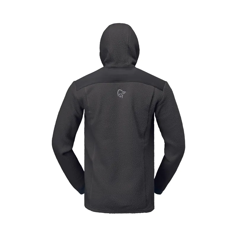 Norrona Men's Trollveggen Warm3 Zip Hooded Fleece Phantom-1