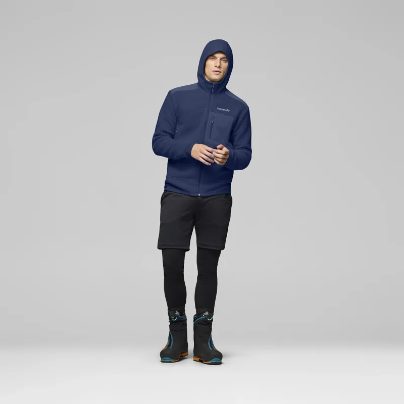 Norrona Men's Trollveggen Warm3 Zip Hooded Fleece Indigo Night-3