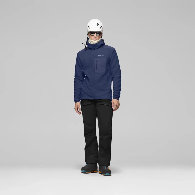 Norrona Men's Trollveggen Warm3 Zip Hooded Fleece Indigo Night-5