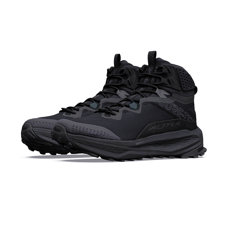 Altra Men's Olympus 7 Mid GTX Hiking Boots Black Dark Shadow-2