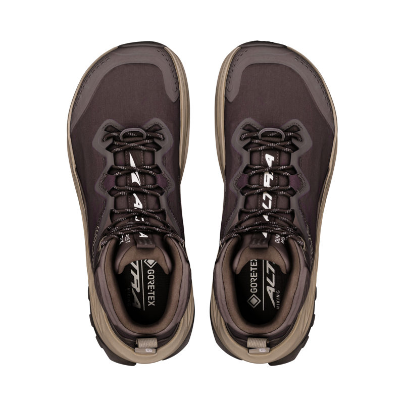 Altra Men's Olympus 7 Mid GTX Hiking Boots Chocalate Brown -5