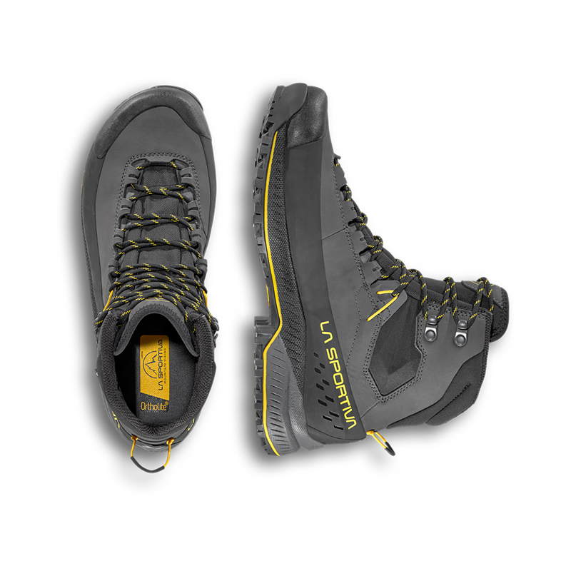La Sportiva Men's TX5 Evo Mid GTX Hiking Boots Carbon / Yellow-6