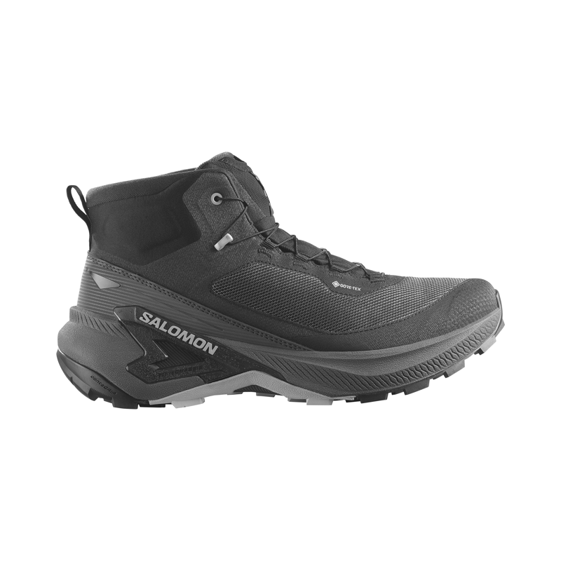 Salomon Men's Genesis Mid GTX Hiking Shoes Black Asphalt Alloy