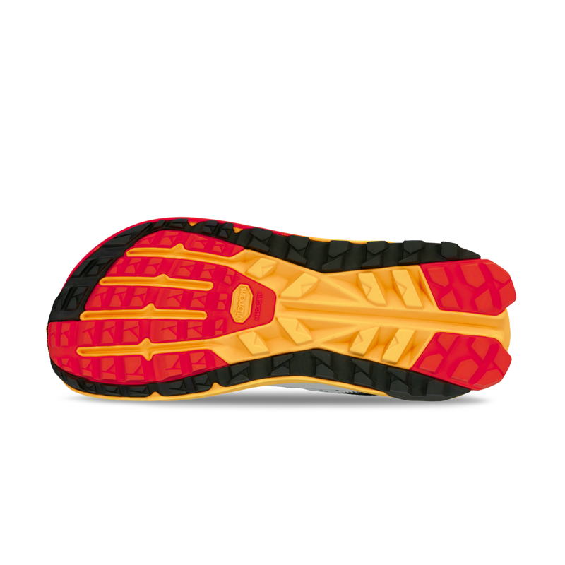 Altra Men's Olympus 6 Trail Running Shoes Grey Red-2