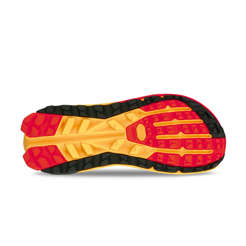 Altra Men's Olympus 6 Trail Running Shoes Grey Red-3