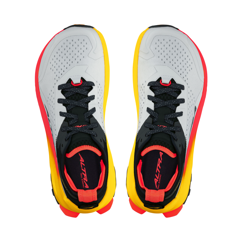 Altra Men's Olympus 6 Trail Running Shoes Grey Red-9