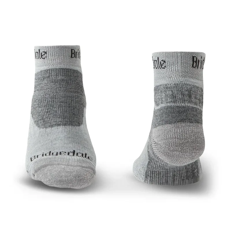 Bridgedale Men's Hike Midweight Merino Performance Ankle Socks Silver-1