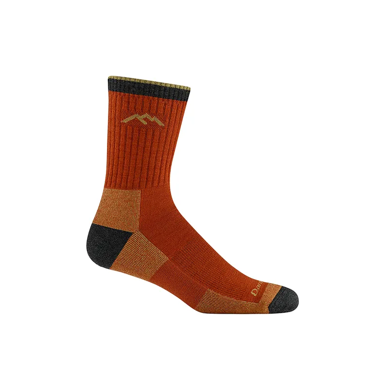 Darn Tough Men's Hiker Micro Crew Cushion  Socks Amber-1